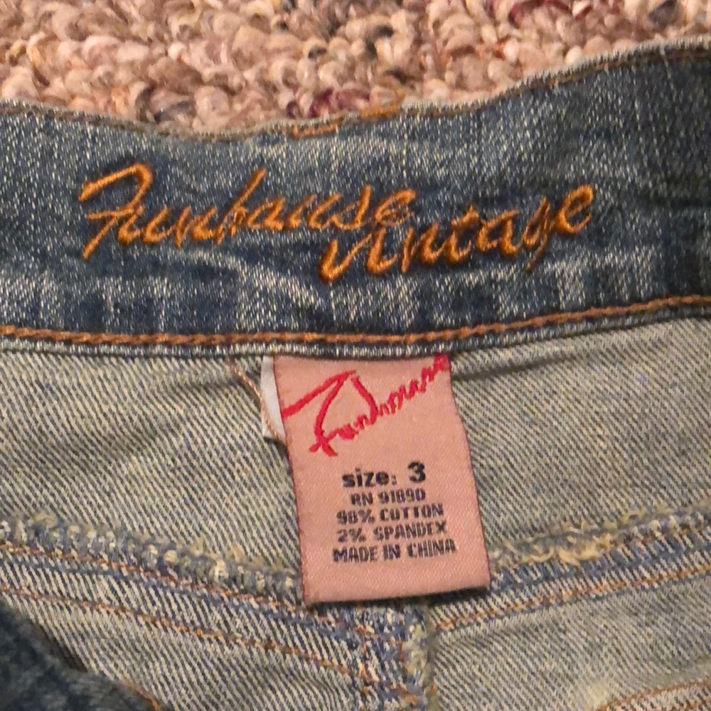 Y2K 2000s Denim Jean Mini Skirt Sexy Baddie - Picture 2 of 5